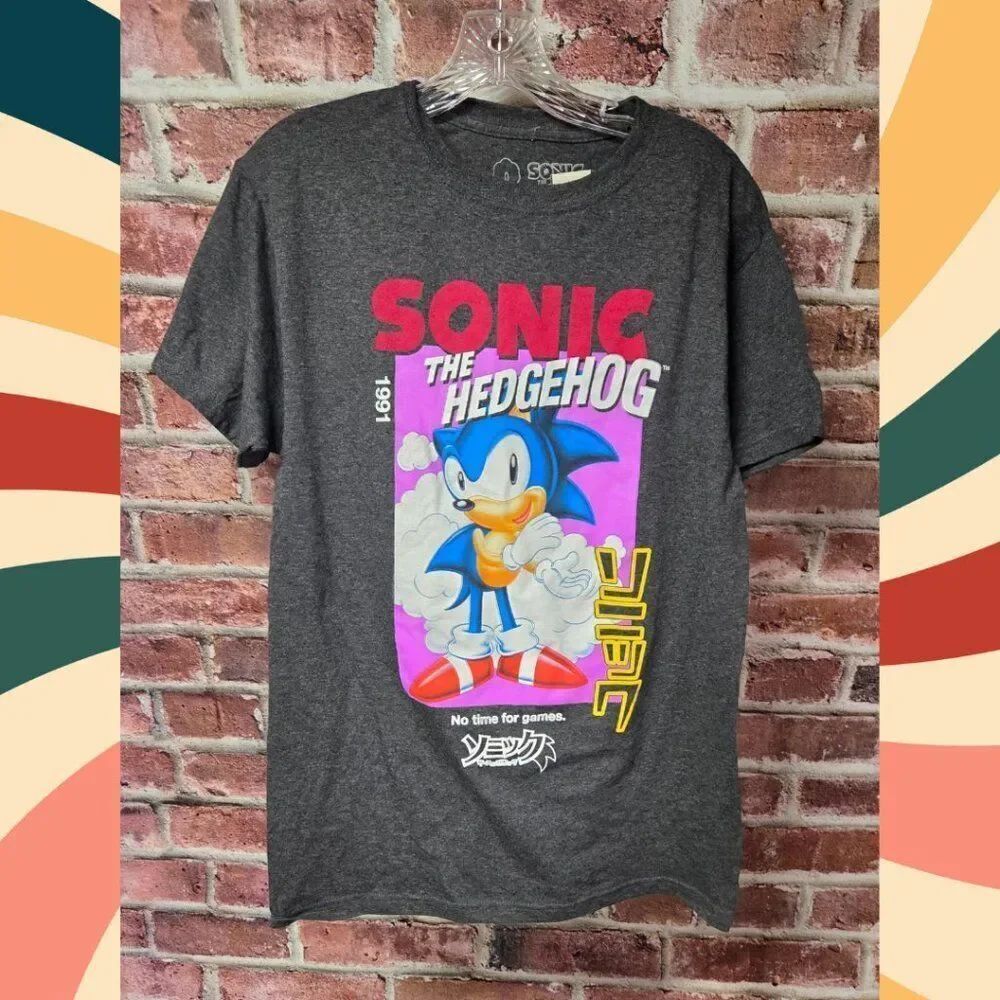 Sonic the Hedgehog Tee S | Retro 1991 Graphic Shirt Vintage Gamer Y2K Nostalgia